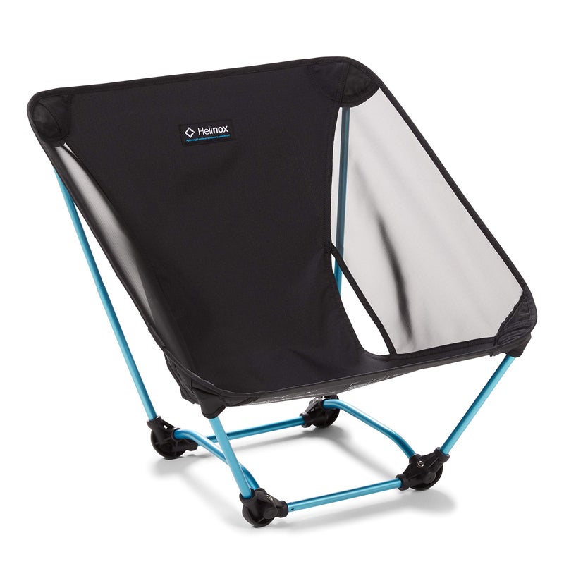 Helinox Ground Chair | Stable, 650g Ultralight, Packable, Portable Chair for Backpacking, Camping, Hiking, Travel, Moto-Touring (Black) - Image 1